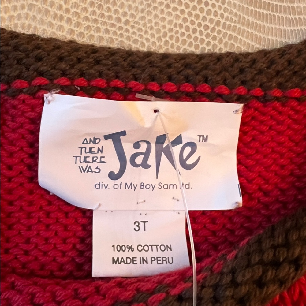 🐾🐶🐾Jake Red And Brown Puppy Sweater🐾🐶🐾 - Picture 3 of 5